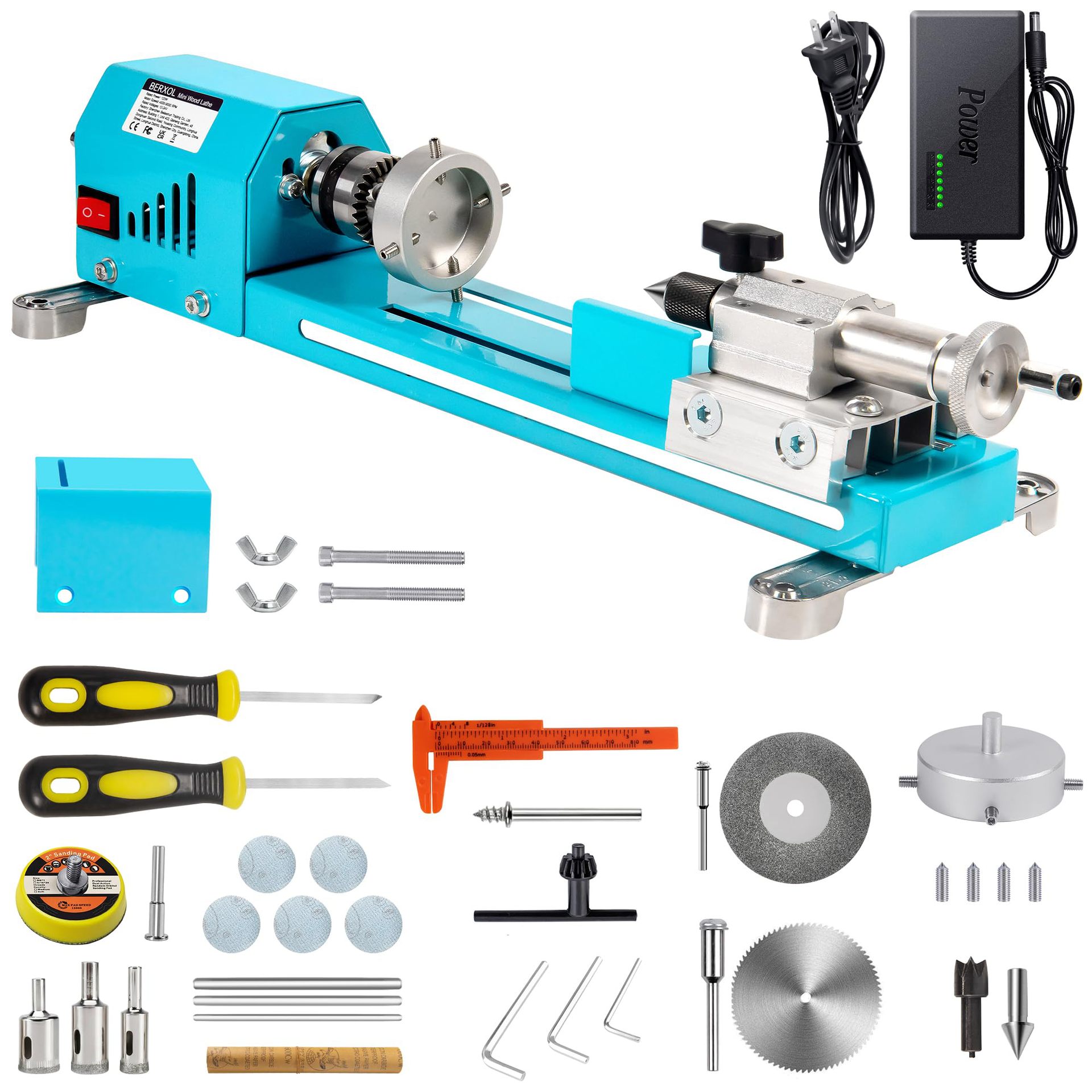 New Electric Wood Mini Lathe M - Brake Drum Lathe ulasan dan harga