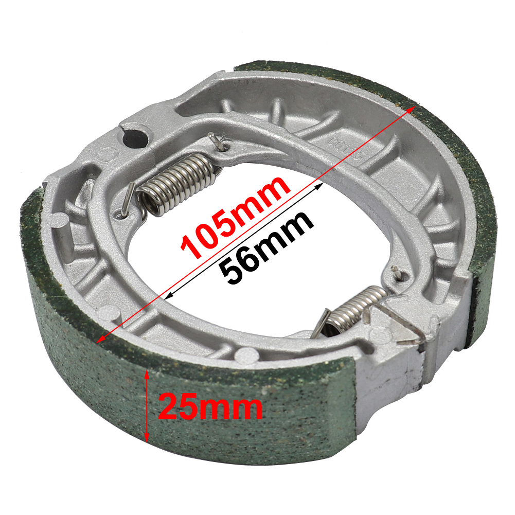 Rear Brake Shoe Drum Set 105MM - Brake Drum Lathe ulasan dan harga