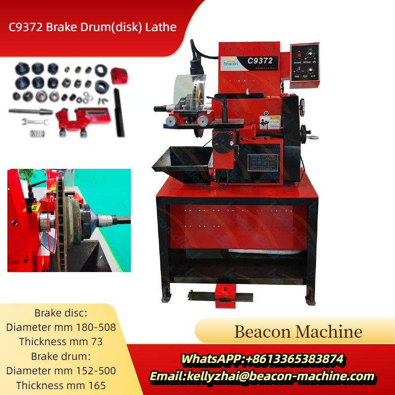 Brake Lathe Machine C9372 Good - Brake Drum Lathe ulasan dan harga
